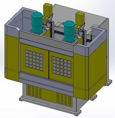 2つの紡錘のSiemensシステムが付いている高速CNCの金属のフランジの訓練機械