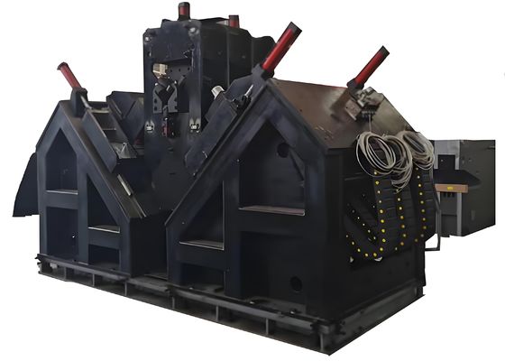 PLCコアコンポーネントを持つCNCアングルドリルマシン