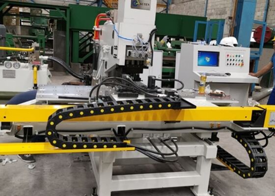 鋼鉄構造産業に適用されるCNCプレートパンシングマシン 800/1200KNマーク力