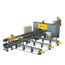 高速CNCのビーム訓練および鋸引き機械ライン鉄骨構造の企業