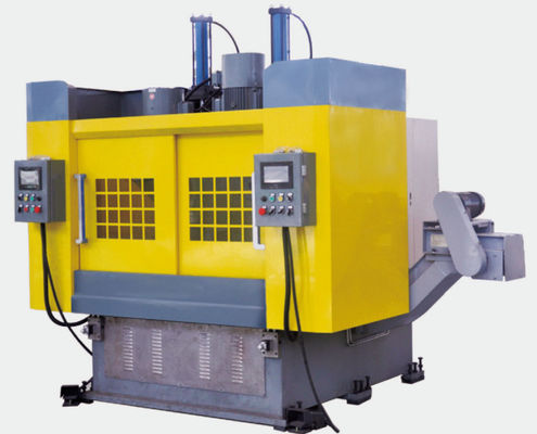 二重紡錘モデルHFD500/2が付いている高速および高い生産CNCのフランジの訓練機械