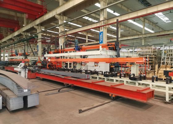 大型車両縦梁フラットプレートCNCパンチング生産ライン
