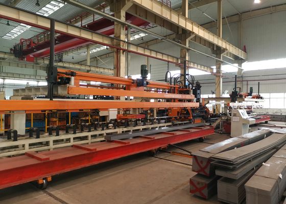 大型車両縦梁フラットプレートCNCパンチング生産ライン
