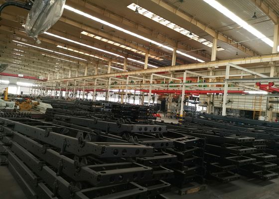 大型車両縦梁フラットプレートCNCパンチング生産ライン