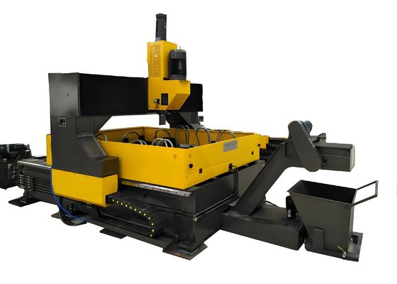 サーボモーター送りCNCプレート穴あけ機 1500×8000mm 様々なプレートサイズと厚さに対応した最大ワークサイズ