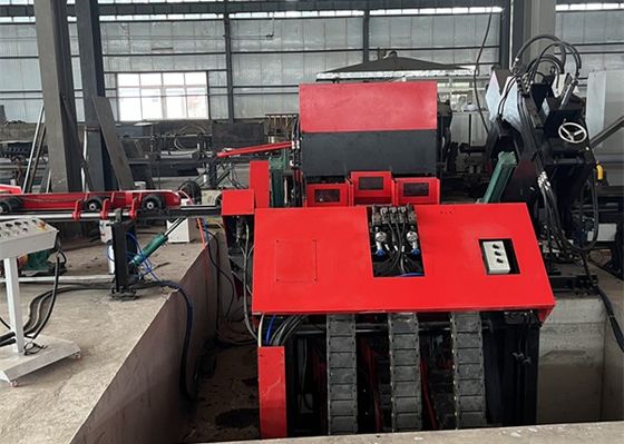 PLCコアコンポーネントを持つCNCアングルドリルマシン