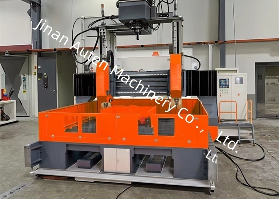 7.5KN クランプ力 自動 CNC プレート穴あけ機 28mm Tスロット幅 0.45KW 冷却能力