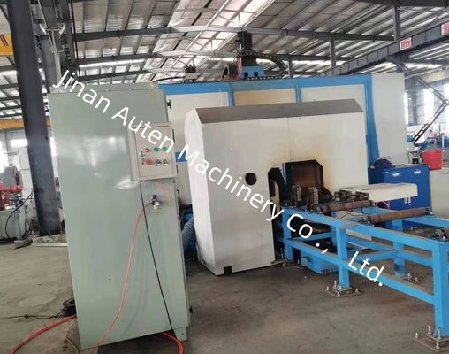 BT40主軸CNC 3D I型鋼H型鋼穴あけ、切断、タッピング加工ライン 11KWモーター出力