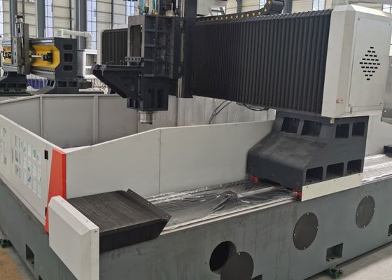 11KW サーボ スピンドル モーター力ガントリー CNC フランジ シ​​ートメタル用のボール盤