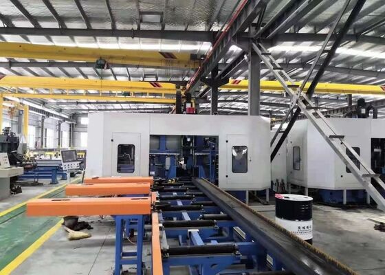 Model BHD1000/3 CNC 3D Beam Drilling Cutting Machine Line 40mm Drilling Diameter