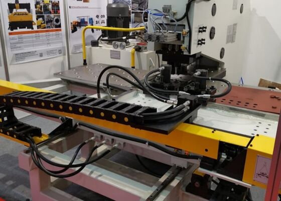 モデル BNHD120 CNC 金属プレート 掘削 パンシング マーク 機械 4 ダイステーション