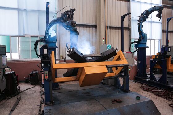 CO2 単回合シーム 溶接 自動線供給システムを持つCNC溶接ロボットマシン