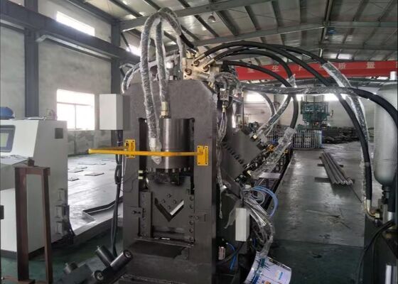 大規模生産 部品 Cnc フラット スチール チャネル スチール パンシング タイプライング マシン 3 軸