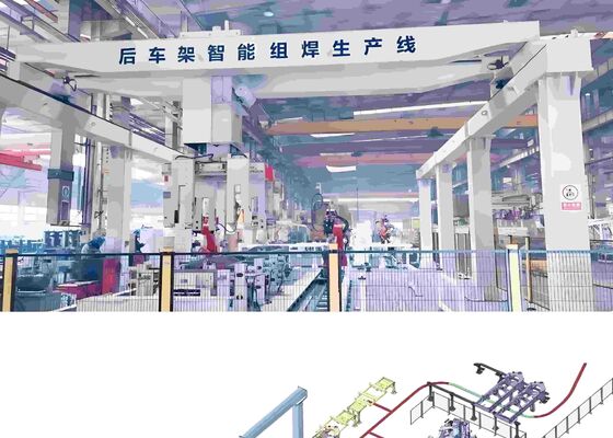 エンジニアリング機器および造船用フレキシブル標準ロボット溶接ワークステーション