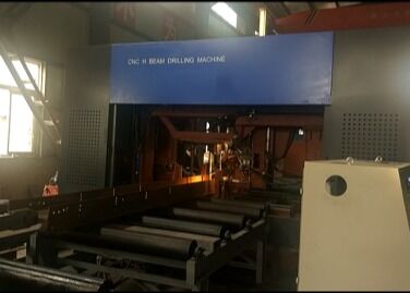 鉄鋼構造 Cnc H ビーム 金属切断 PLC モーター ベアリング 55kW パワー CNC 掘削機