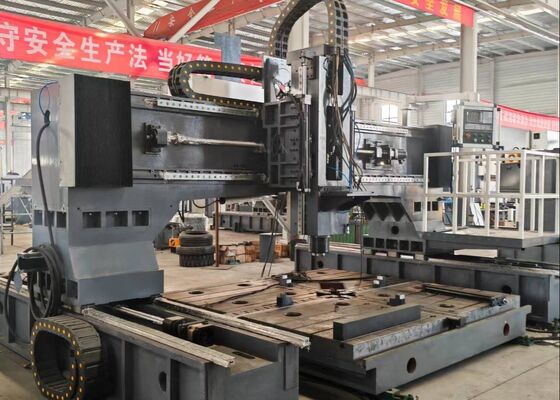 大型ゲントリー型移動式CNC 高速掘削とフレーシングマシン
