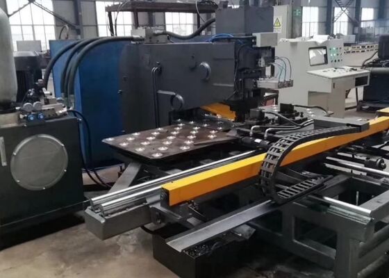 鋼塔用CNCプレートパンチングマーキング・穴あけ機 1000/1200KN パンチングフォース