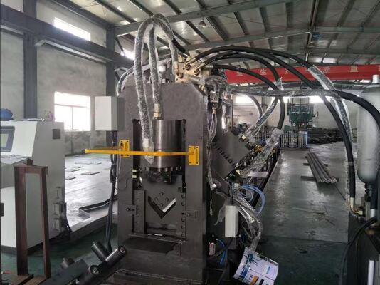 アングル、フラットバー、チャネル鋼加工用統合3-in-1 CNC鋼材加工ライン