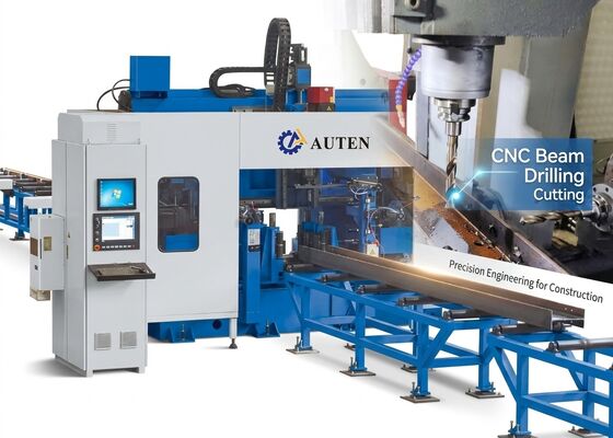 合計 3 スピンドル CNC構造ビーム掘削機械センター 11/15KW スピンドルモーターパワー