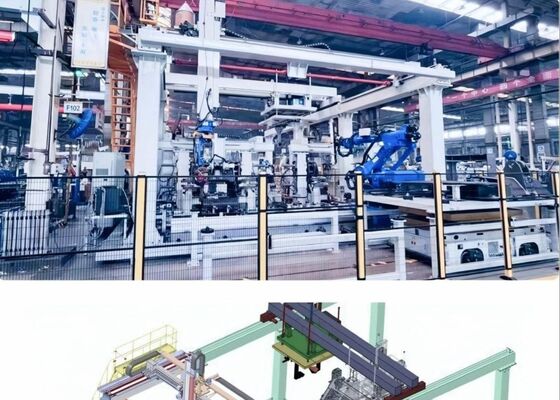 1465mm、2010mm アームスパン ロボット溶接ワークステーション 12KG 負荷容量