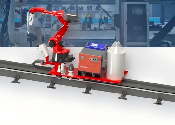 2010mm アームスパン 正角線路溶接ロボット クレーンビーム H 形鋼柱